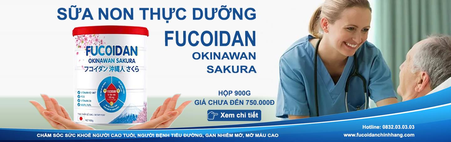Sữa non thực dưỡng Fucoidan Okinawan Sakura