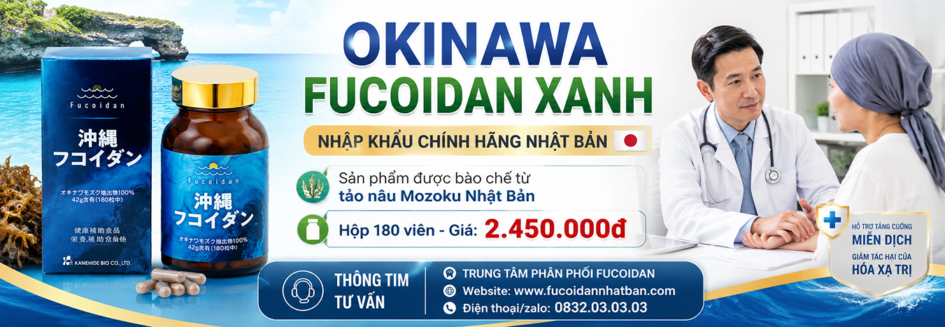 Okinawa Fucoidan Xanh Nhập Khẩu Chính Hãng Nhật Bản