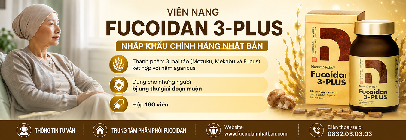Fucoidan 3-Plus Nhập Khẩu Chính Hãng Nhật Bản