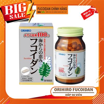 Orihiro Fucoidan Japan. Hộp 90 viên