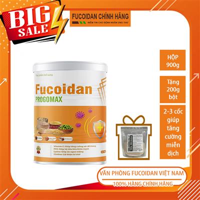 (900g) Thực dưỡng Fucoidan Progomax - Dùng cho bệnh nhân ung thư trước và sau hoá xạ trị