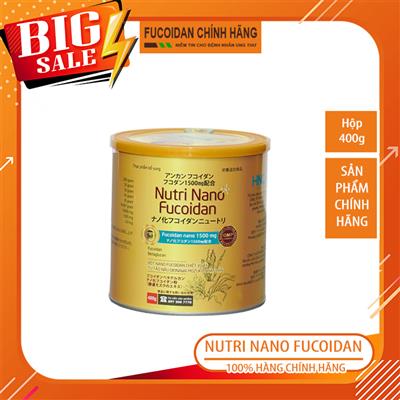 Thực Dưỡng Miễn Dịch Nutri Nano Fucoidan. Hộp 500g