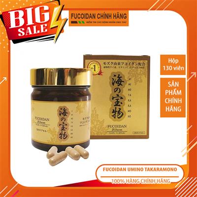 Fucoidan Umino Takaramono Nhật Bản. Hộp130 viên