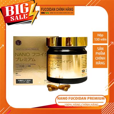 Nano Fucoidan Premium Yo Group Nhật Bản. Hộp 130 viên